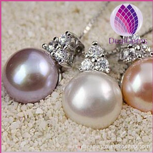 2015 fashion natrual freshwater 9-10mm pearl pendant for necklace